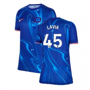 Chelsea Romeo Lavia #45 Domaci Dres za Ženska 2024-25 Kratak Rukavima